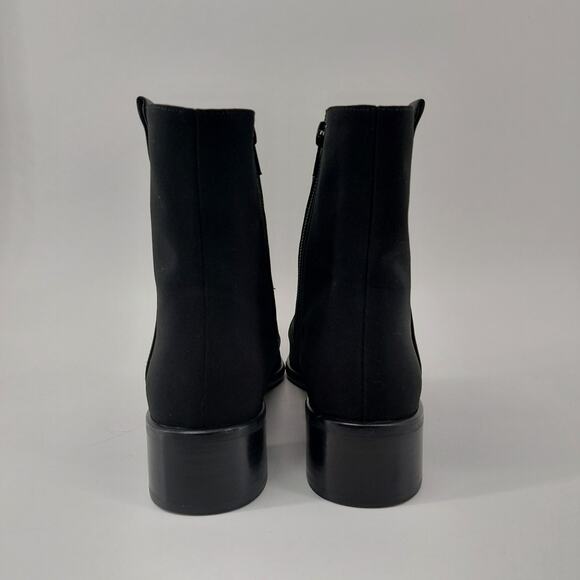 Stuart Weitzman Size 7M Black Womens Ankle Boots Gore-Tex - Picture 12 of 12